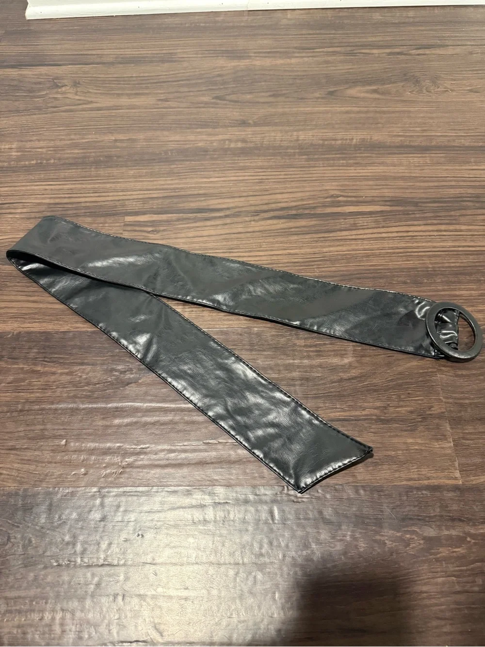 Pleather Wide Belt